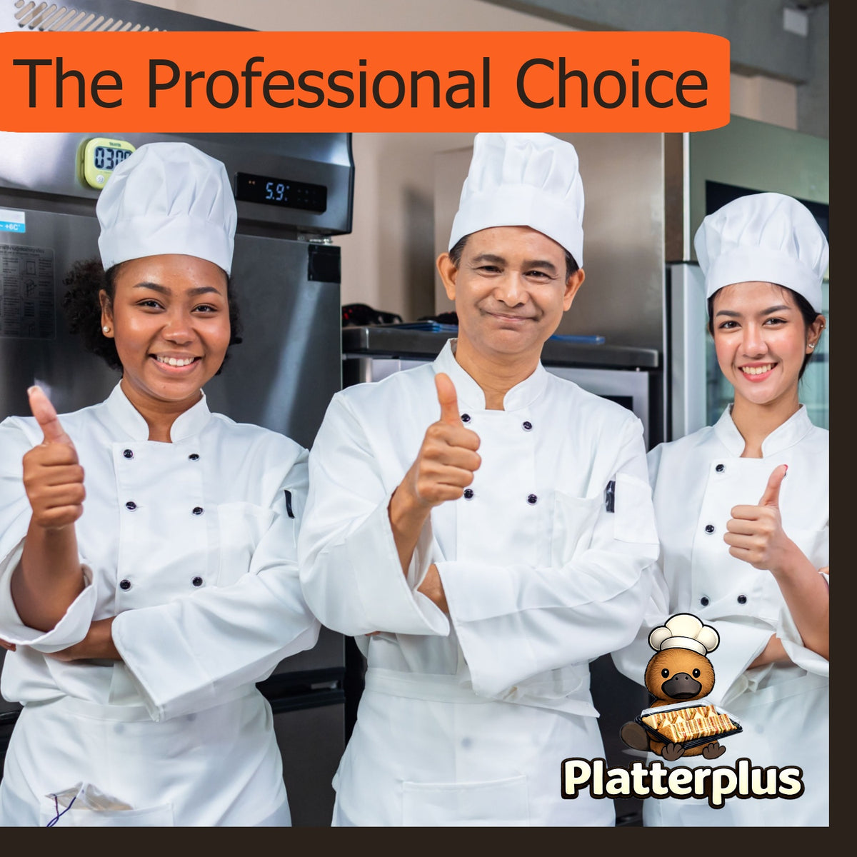 Platterplus 5 Large Sandwich Platter Trays + 5 Extra Deep Lids