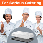 Assorted Platterplus Combi Sandwich Platters with lids, including large, medium, and small sets arranged for catering.